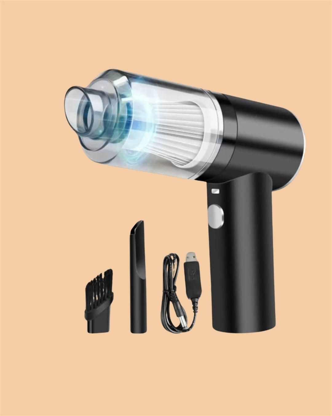 2-in-1 Vacuum Suction Cleaner & Air Duster – Wireless, Rechargeable & Portable