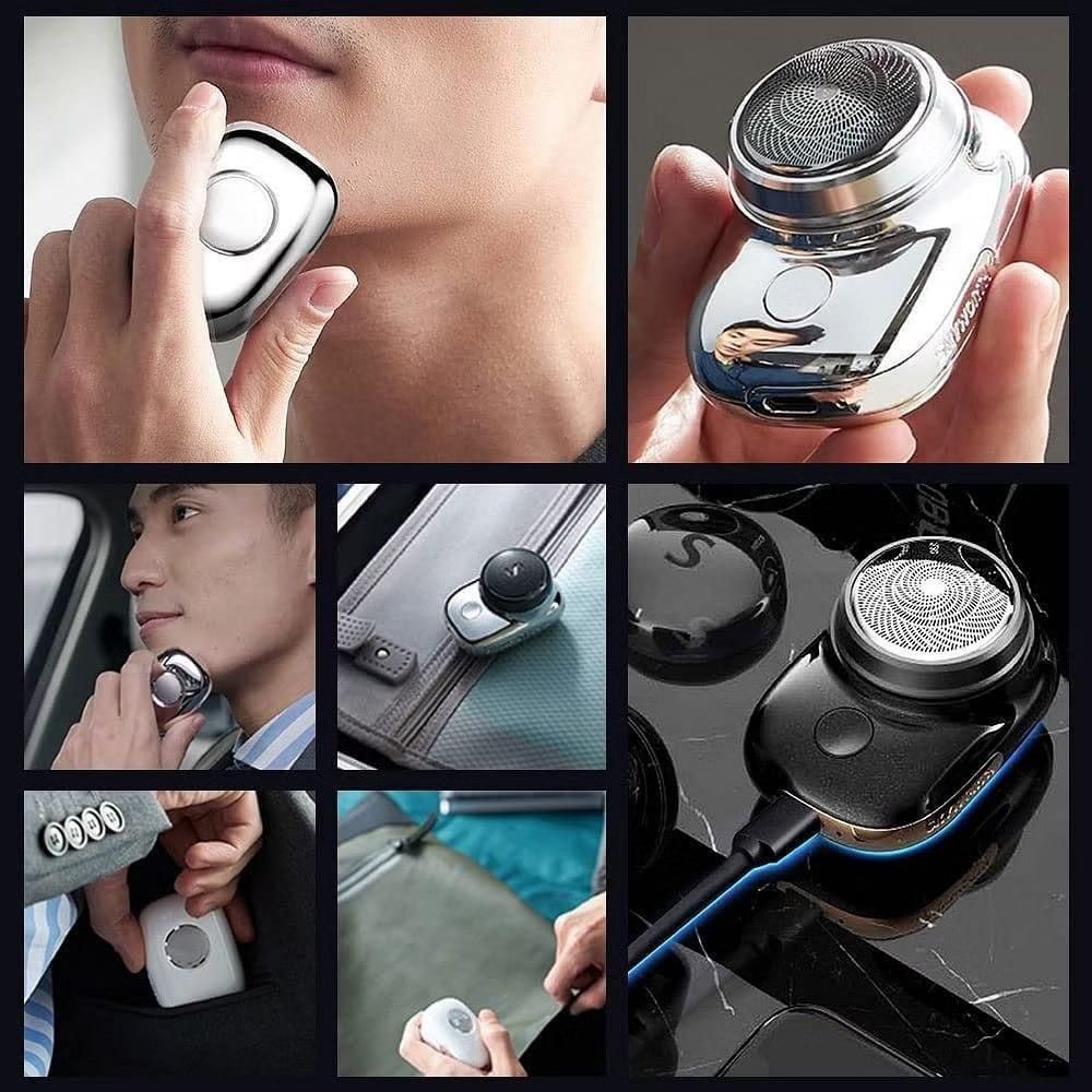 PocketSmooth™ Mini Electric Shaver – Portable USB Rechargeable Razor for Men And Women