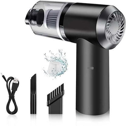 2-in-1 Vacuum Suction Cleaner & Air Duster – Wireless, Rechargeable & Portable