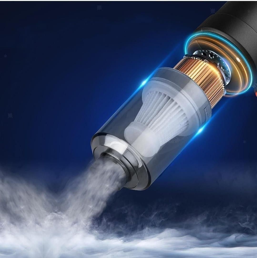 2-in-1 Vacuum Suction Cleaner & Air Duster – Wireless, Rechargeable & Portable