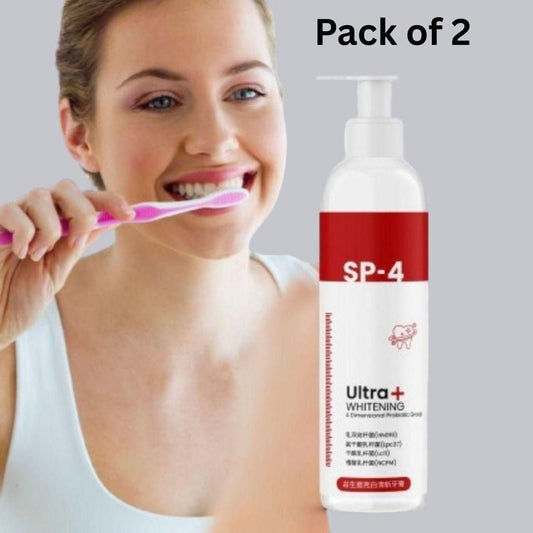 SP 4 Ultra Plus Strong Whitening Probiotic Toothpaste Pack Of 2